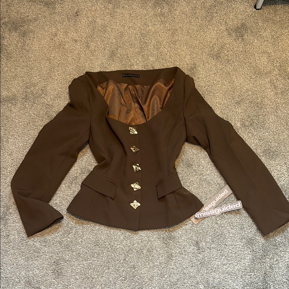 Missguided Brown Women's Jacket